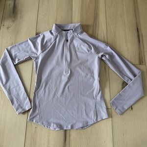 Under Armour Light Purple Long Sleeve Athletic Top